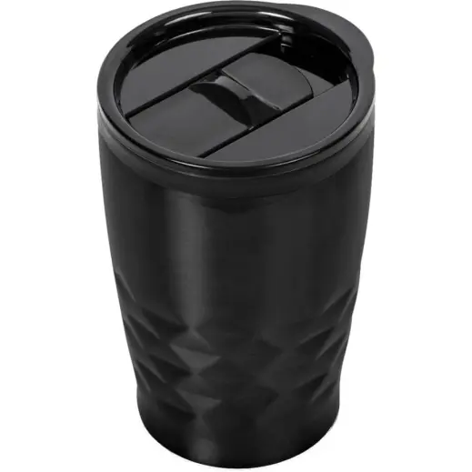 Vega Stainless Steel & Plastic Double-Wall Tumbler Black Unbranded